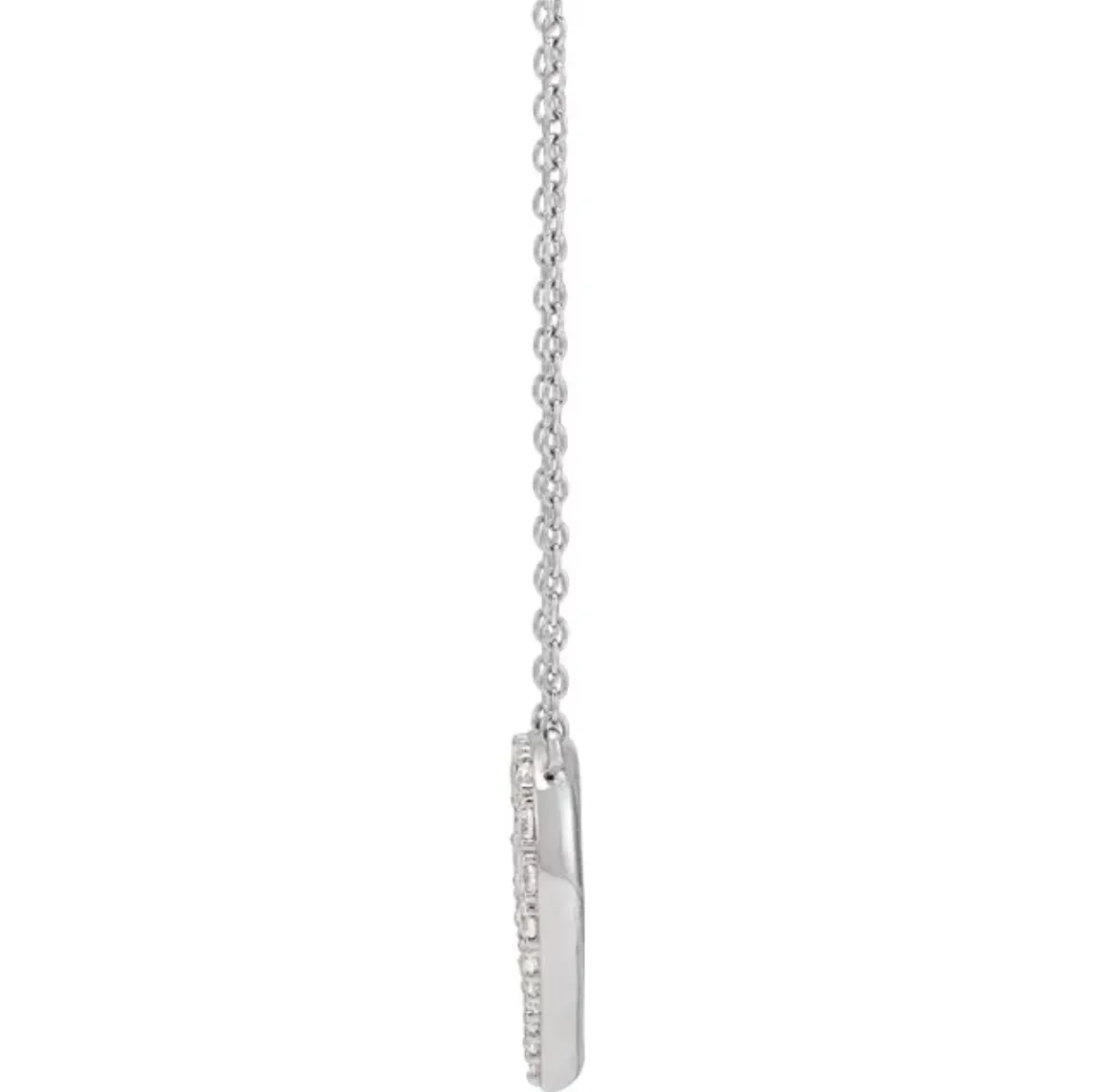Lab-Grown Diamond Heart Necklace (3/8 CTW)