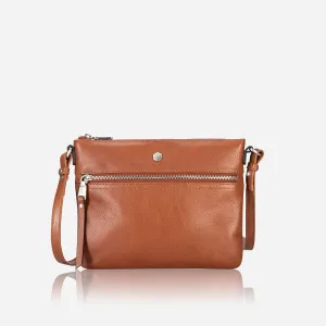 LADIES CROSSBODY, TAN