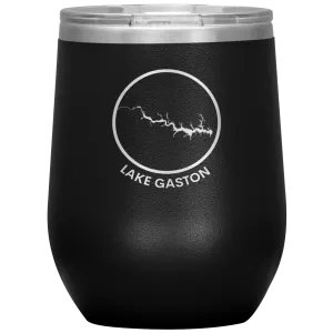 Lake Gaston Logo Wine Tumbler