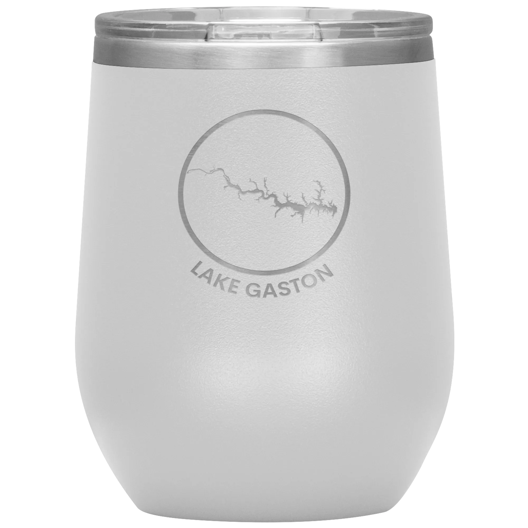 Lake Gaston Logo Wine Tumbler