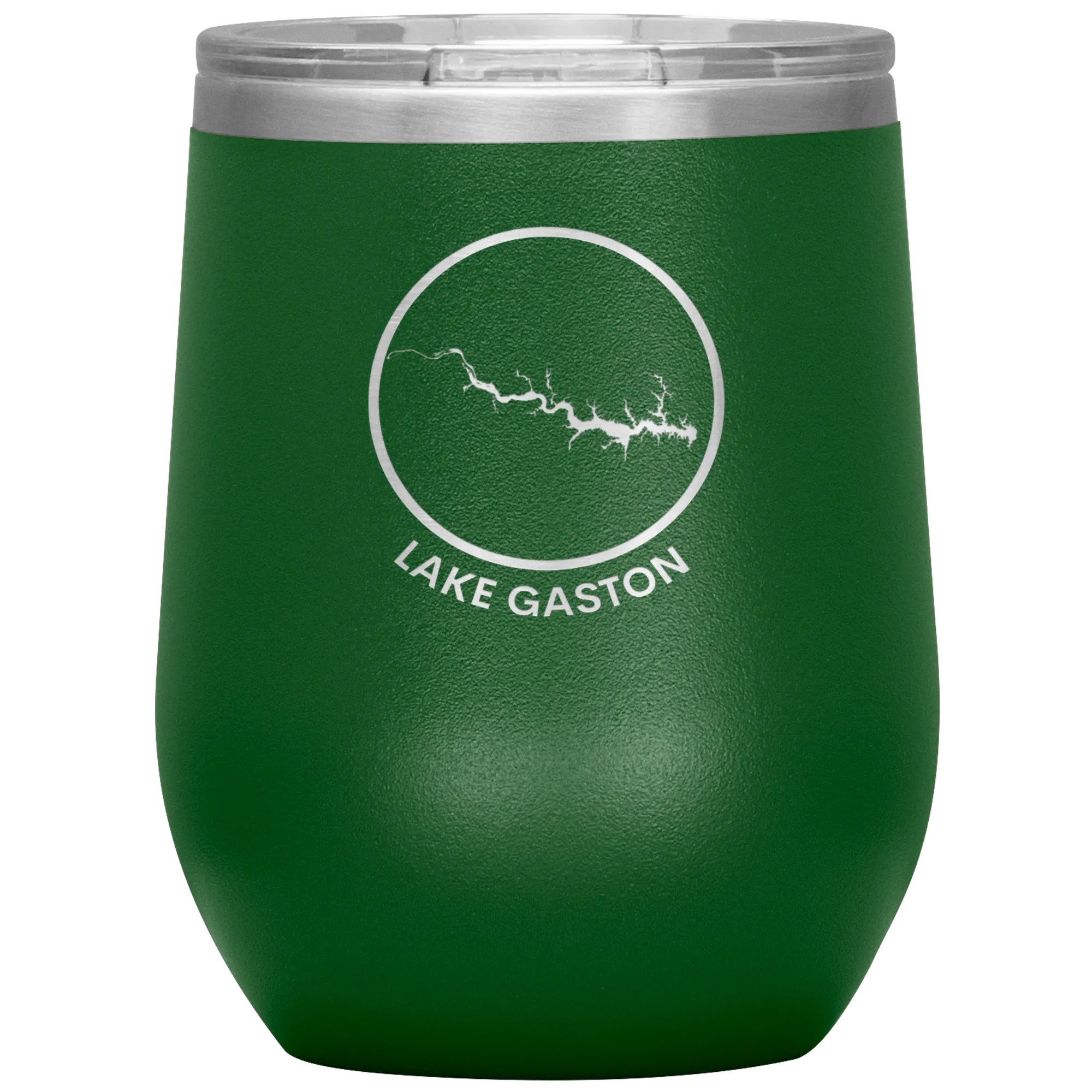 Lake Gaston Logo Wine Tumbler