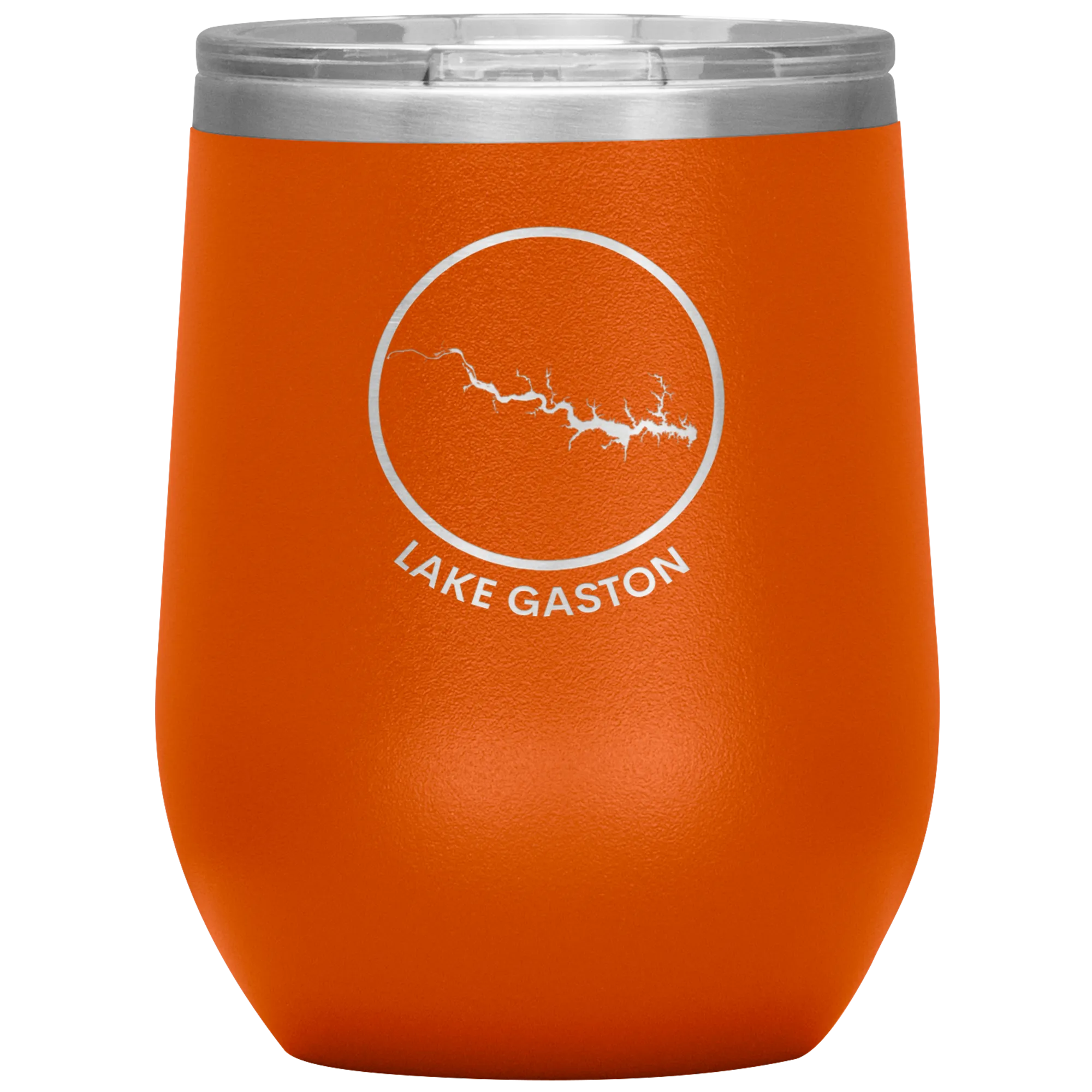 Lake Gaston Logo Wine Tumbler