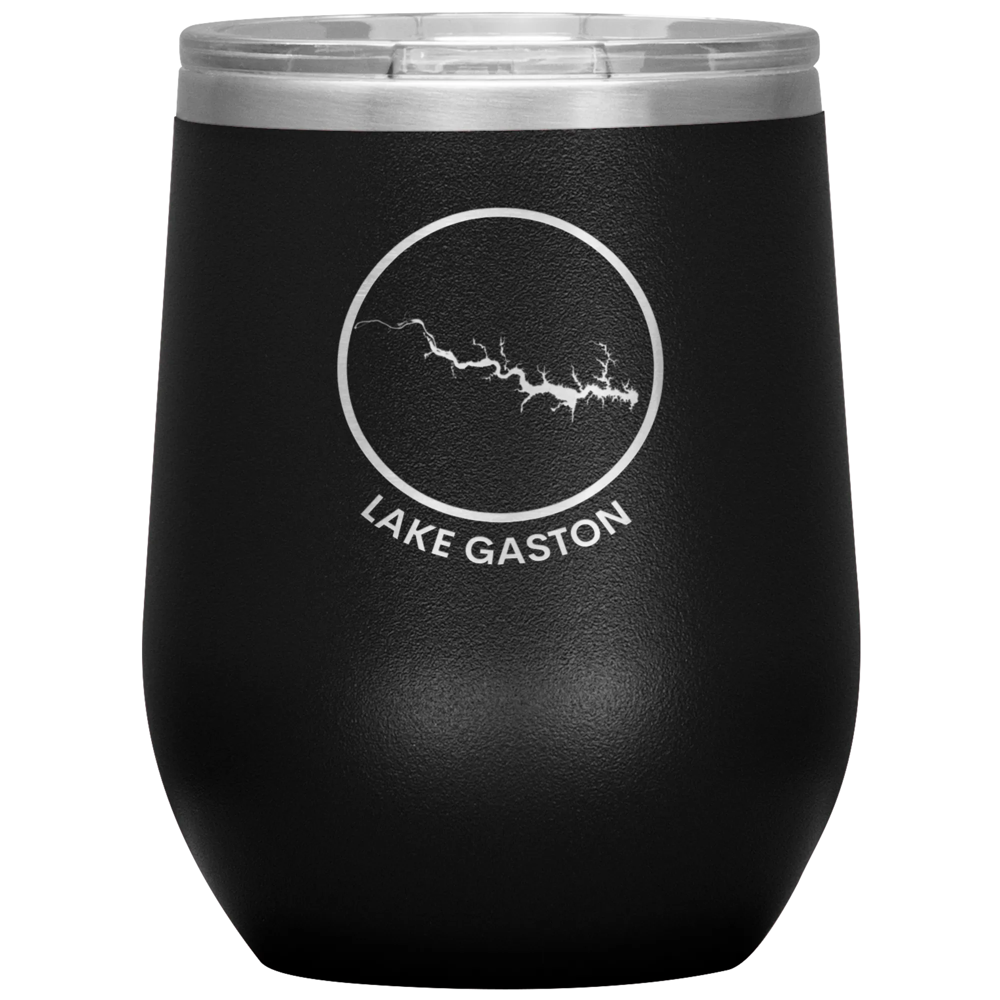 Lake Gaston Logo Wine Tumbler