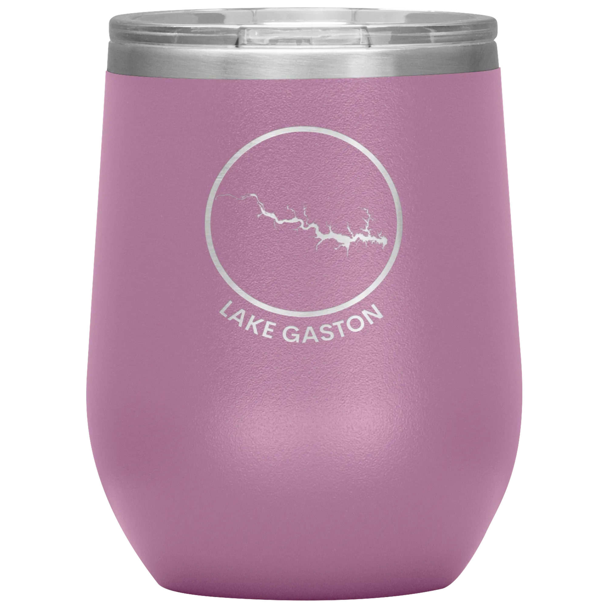 Lake Gaston Logo Wine Tumbler
