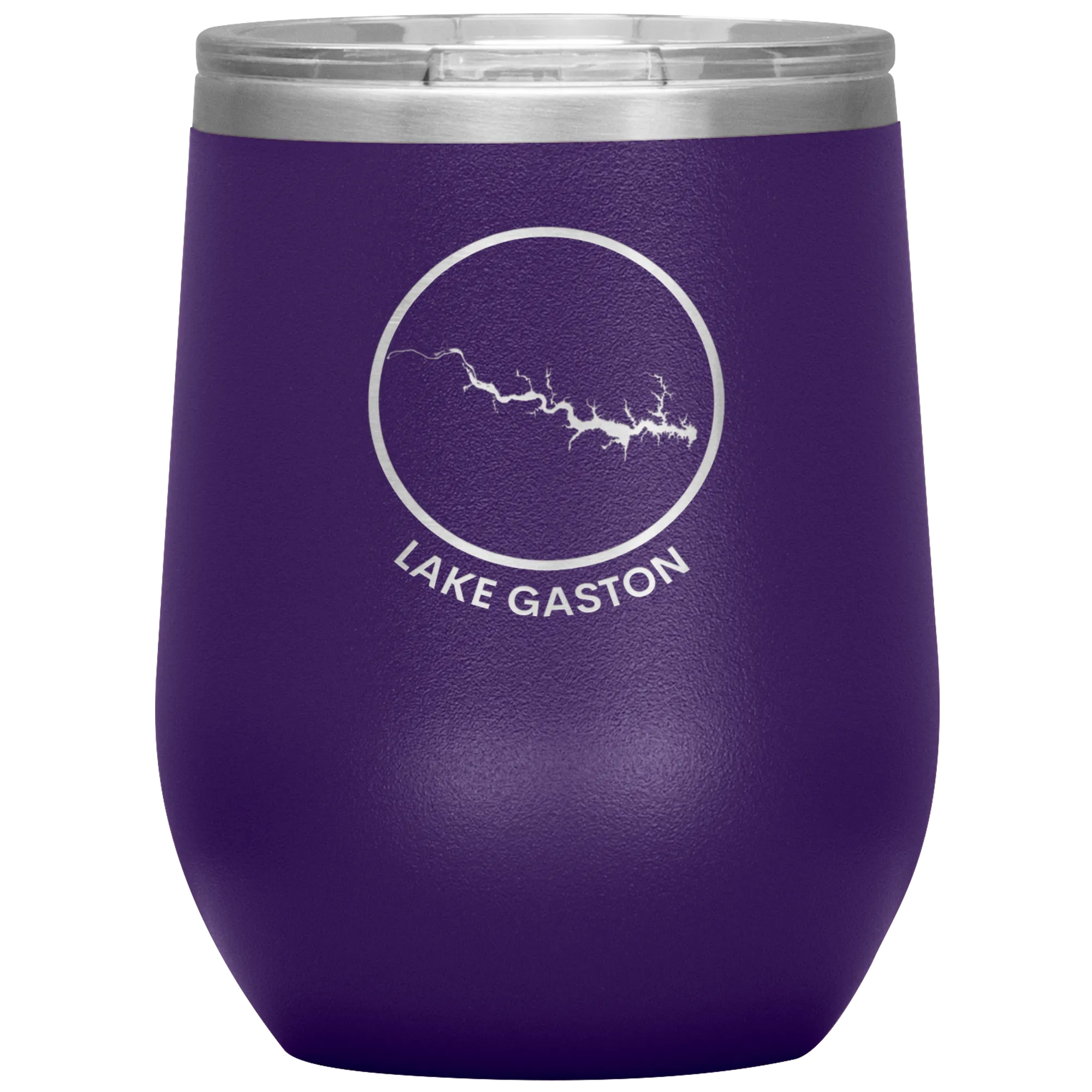 Lake Gaston Logo Wine Tumbler