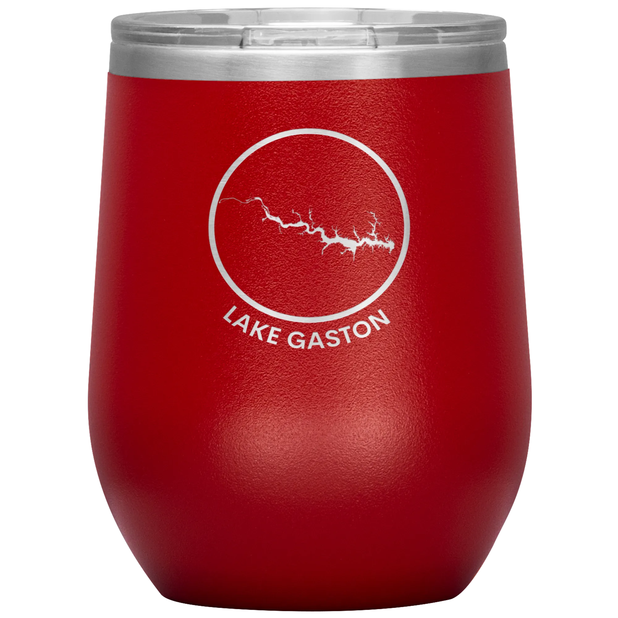 Lake Gaston Logo Wine Tumbler