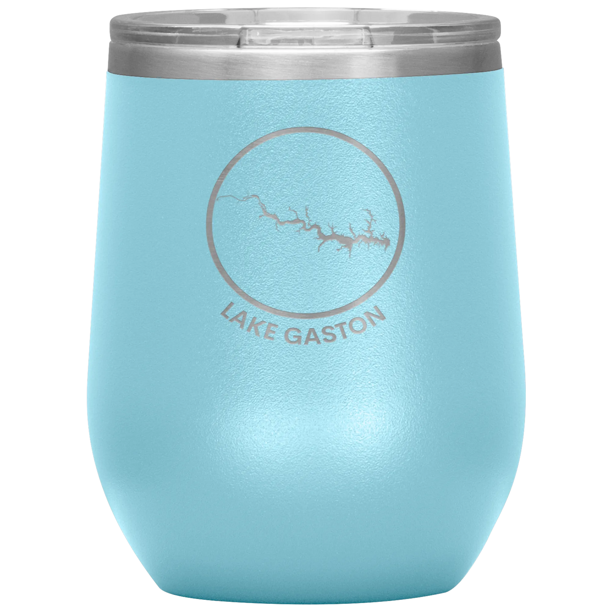 Lake Gaston Logo Wine Tumbler