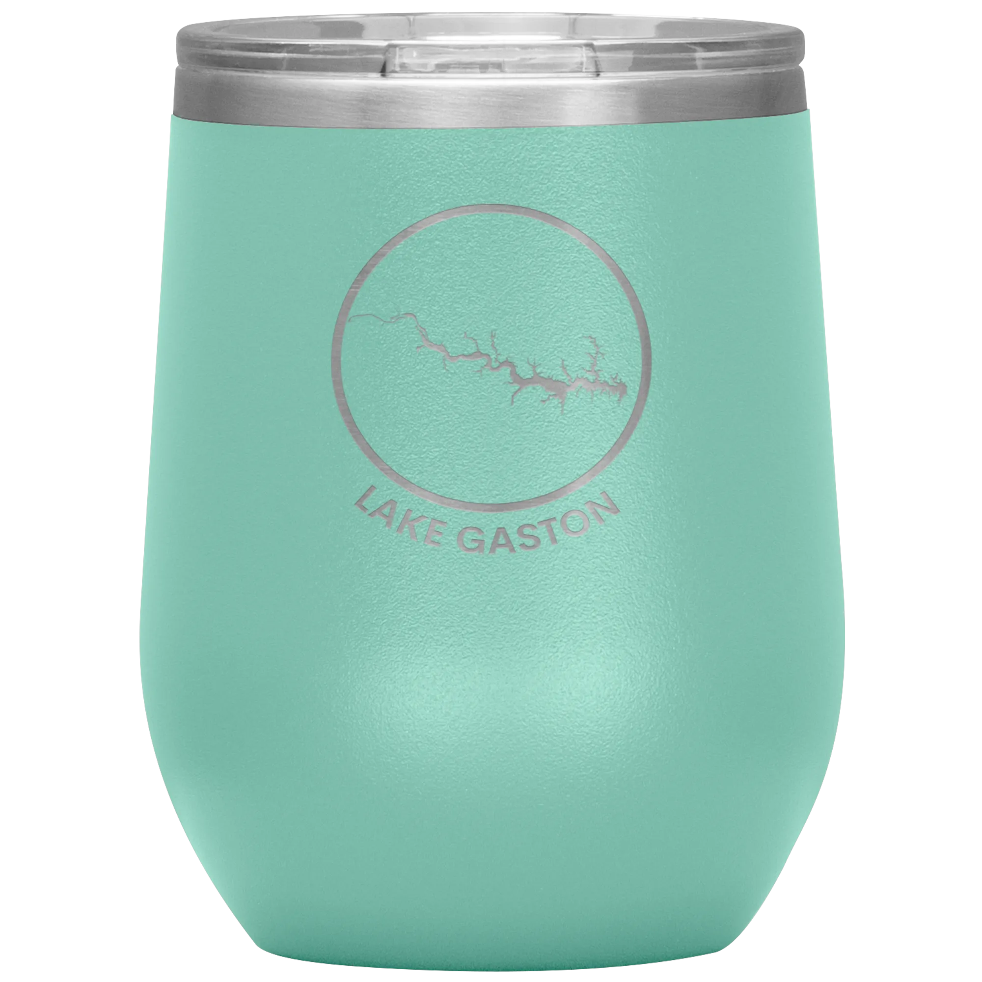 Lake Gaston Logo Wine Tumbler