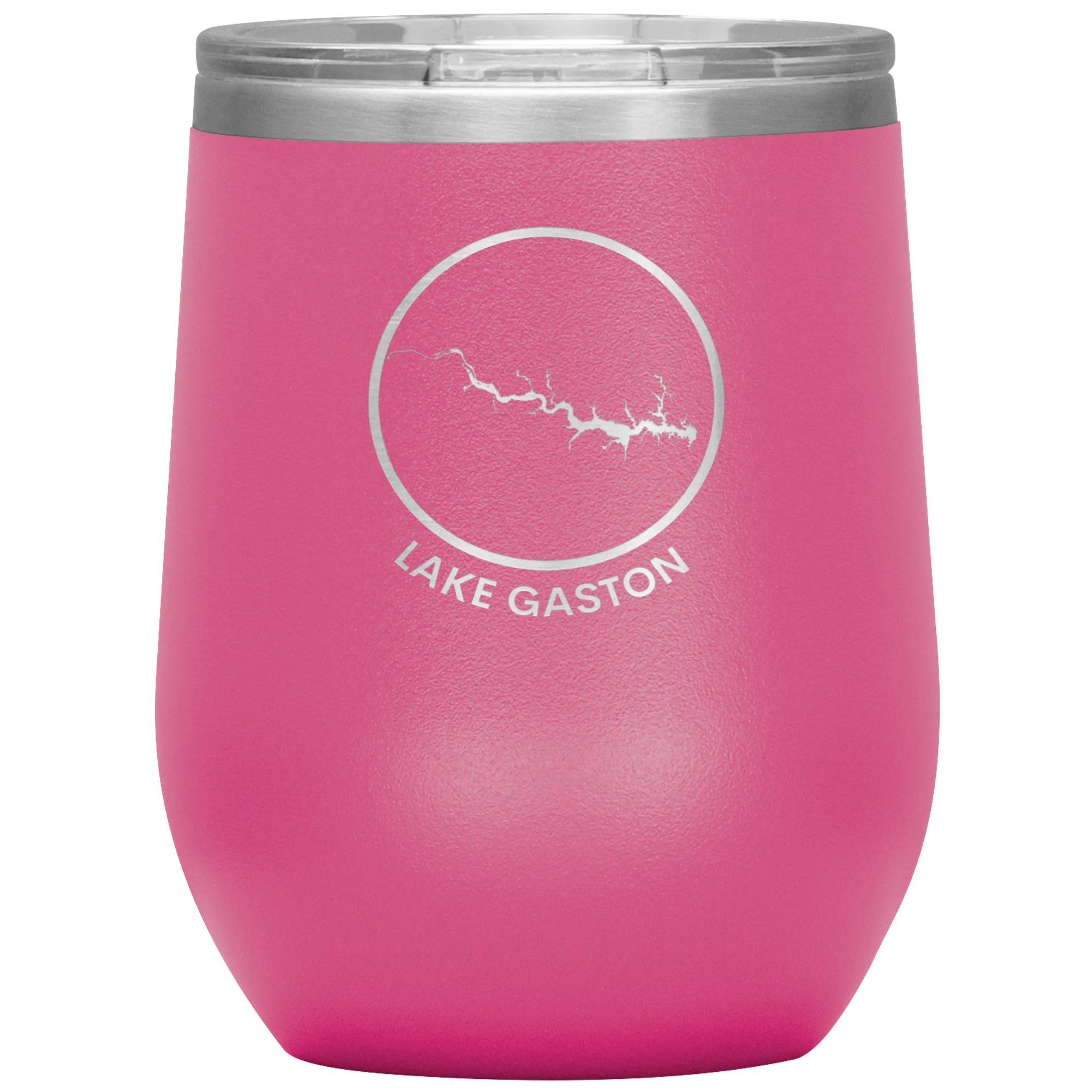 Lake Gaston Logo Wine Tumbler