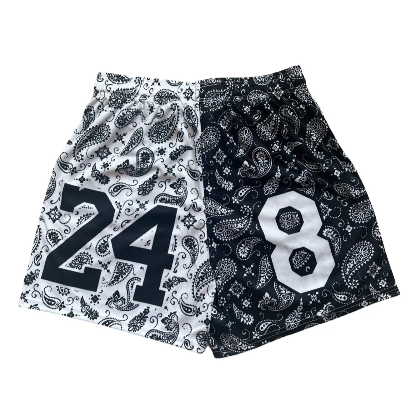 Lakers "Kobe   Gianna" Mesh Shorts Black/White