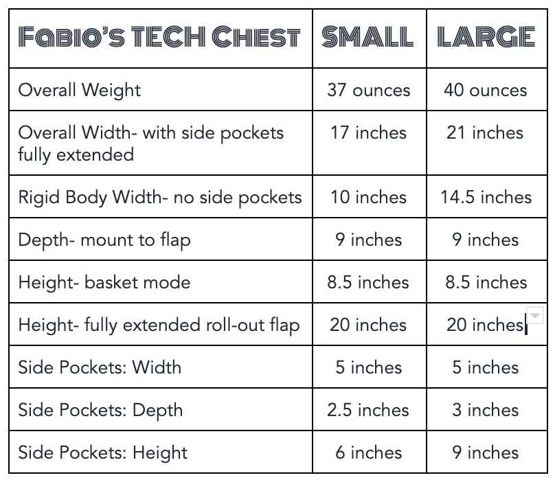 Large Fabio's Chest X50 Tech
