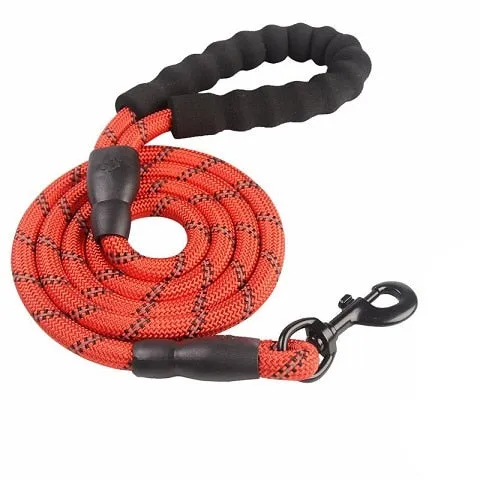 Large Reflective Rope Dog Leash