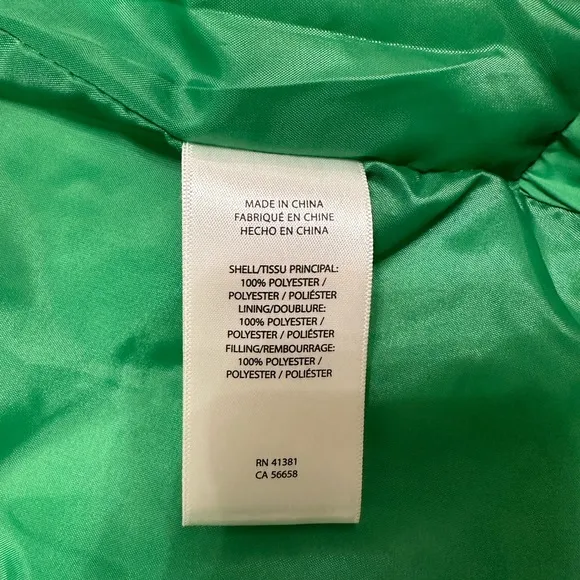 Lauren Ralph Lauren: NWOT Women’s Diamond Quilted Crest Jacket Green. Size M