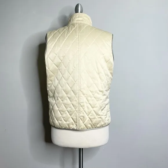 LAUREN RALPH LAUREN Reversible Quilted Zip Up Vest