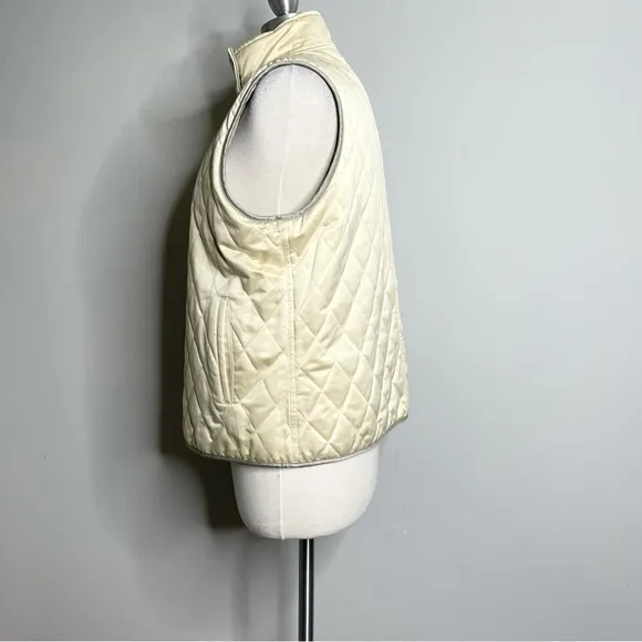LAUREN RALPH LAUREN Reversible Quilted Zip Up Vest