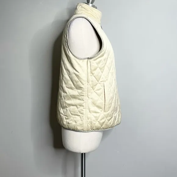 LAUREN RALPH LAUREN Reversible Quilted Zip Up Vest