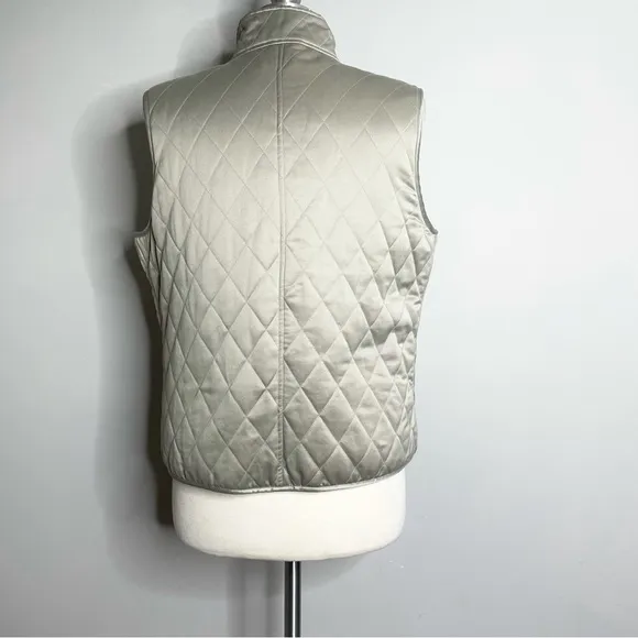 LAUREN RALPH LAUREN Reversible Quilted Zip Up Vest
