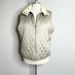 LAUREN RALPH LAUREN Reversible Quilted Zip Up Vest