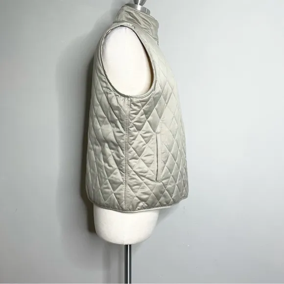 LAUREN RALPH LAUREN Reversible Quilted Zip Up Vest