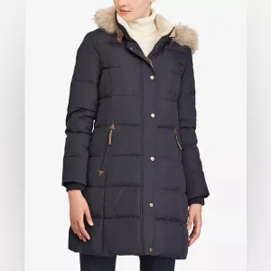 Lauren Ralph LaurenFaux-Fur Down Coat