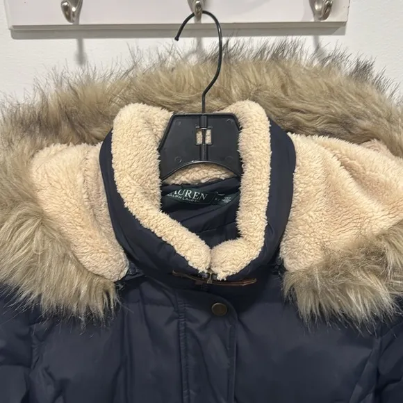 Lauren Ralph LaurenFaux-Fur Down Coat