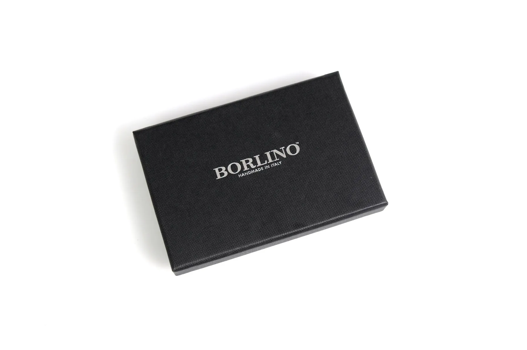 Leather Money Clip Wallet - Ostrich - Onyx Black