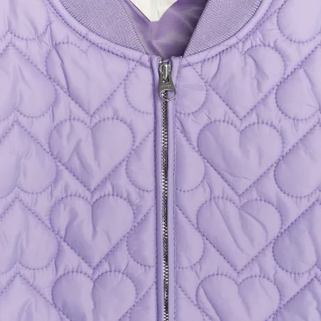 Lilac Quilted Hearts Jacket