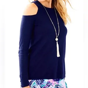 Lilly Pulitzer Lyon Sweater in True Navy