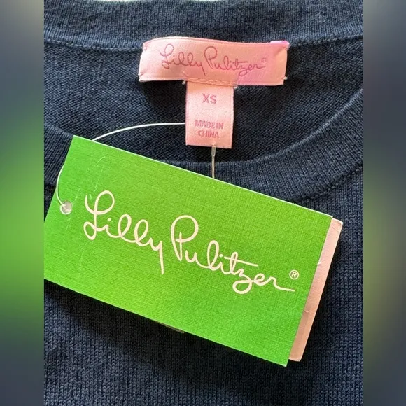 Lilly Pulitzer Lyon Sweater in True Navy