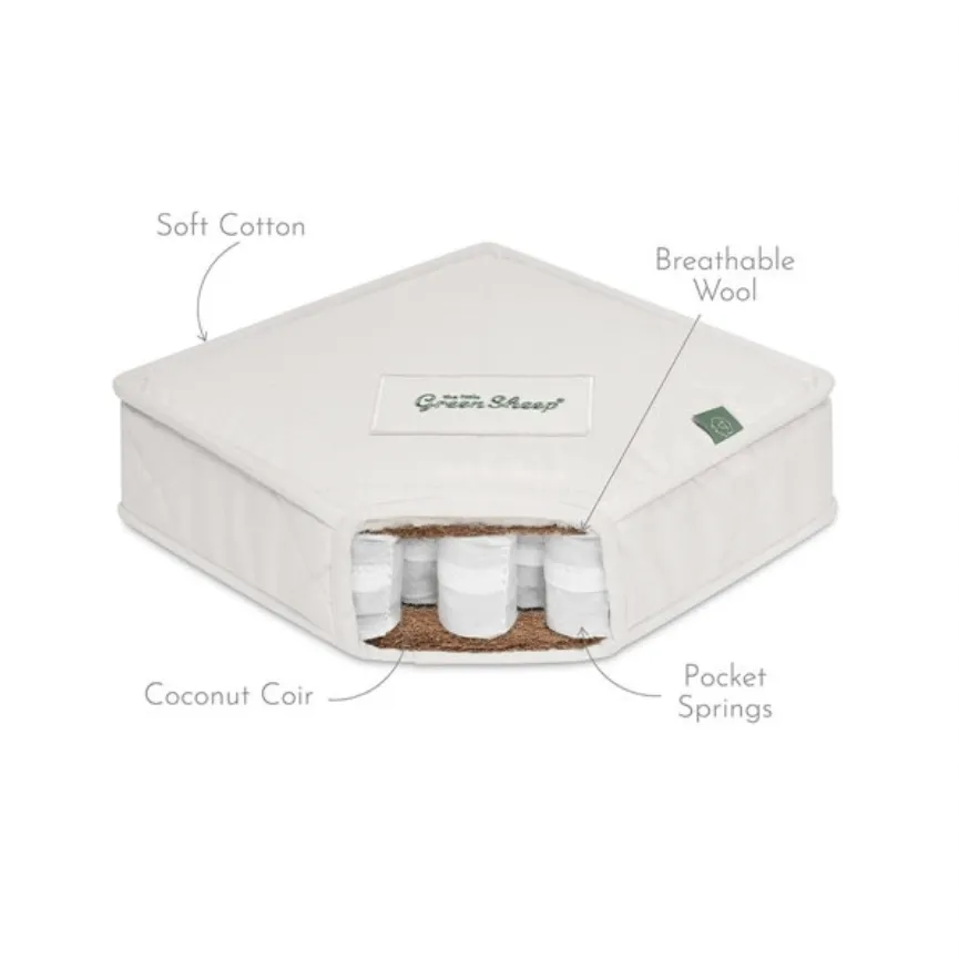 Little Green Sheep Sprung Mattress - Direct delivery