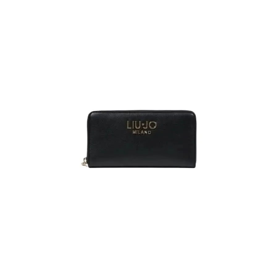 Liu Jo Women's Black Wallet with Zip Closure
