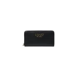 Liu Jo Women's Black Wallet with Zip Closure