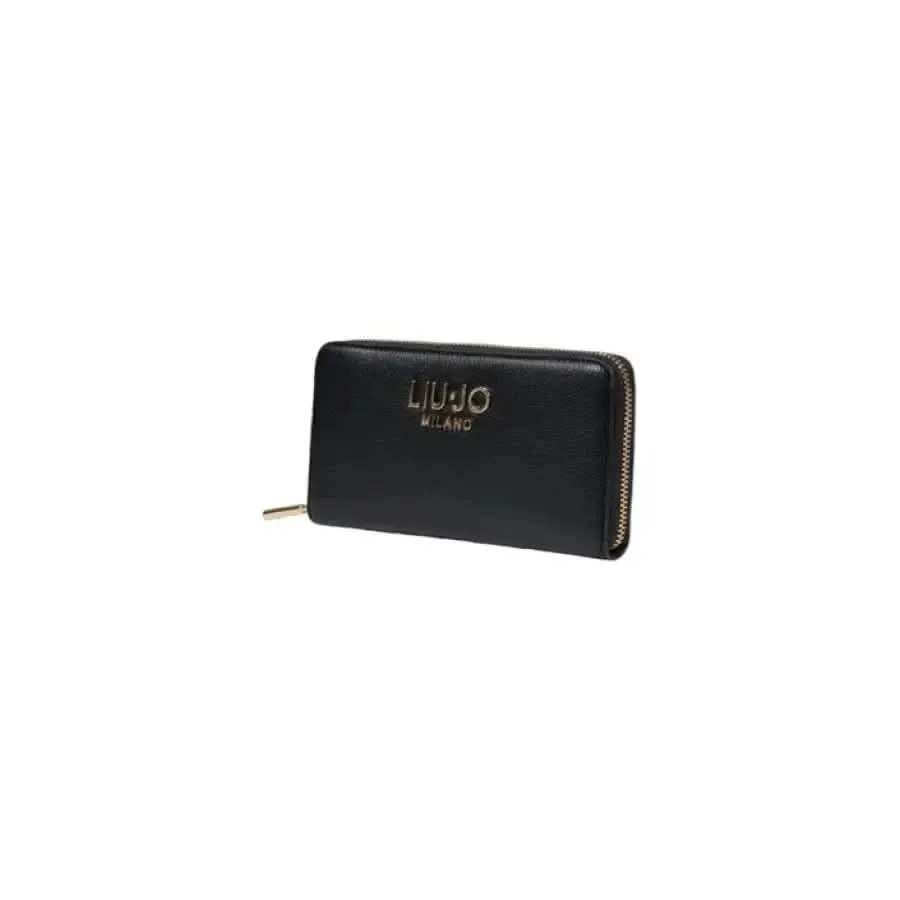Liu Jo Women's Black Wallet with Zip Closure