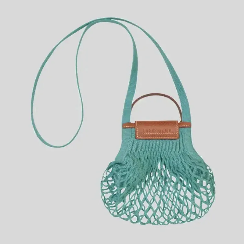 LONGCHAMP Le Pliage Filet XS Mesh Bag Lagoon RB-10139HVH