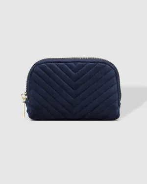 LOUENHIDE Nina Quilted Purse - Velvet Navy