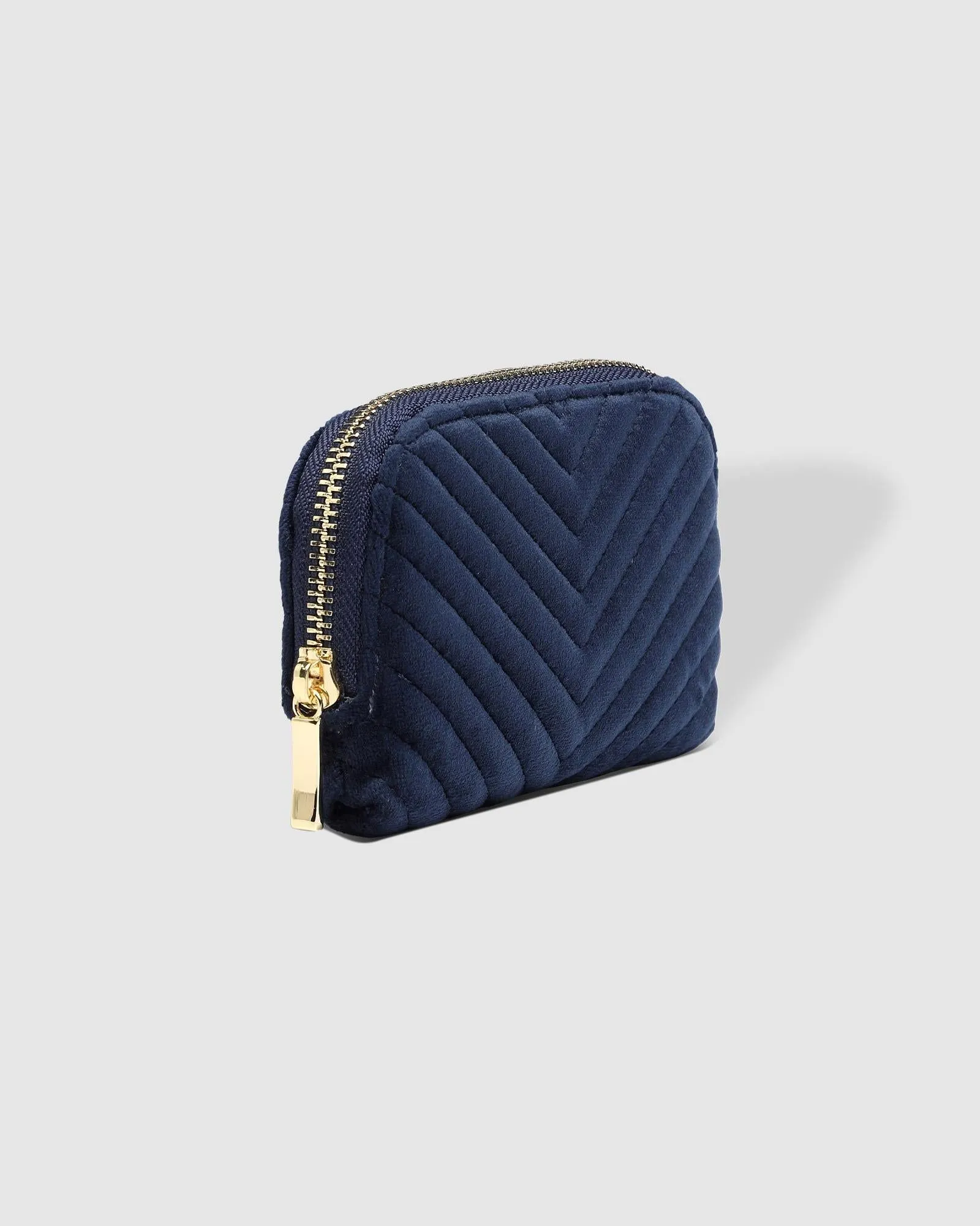 LOUENHIDE Nina Quilted Purse - Velvet Navy