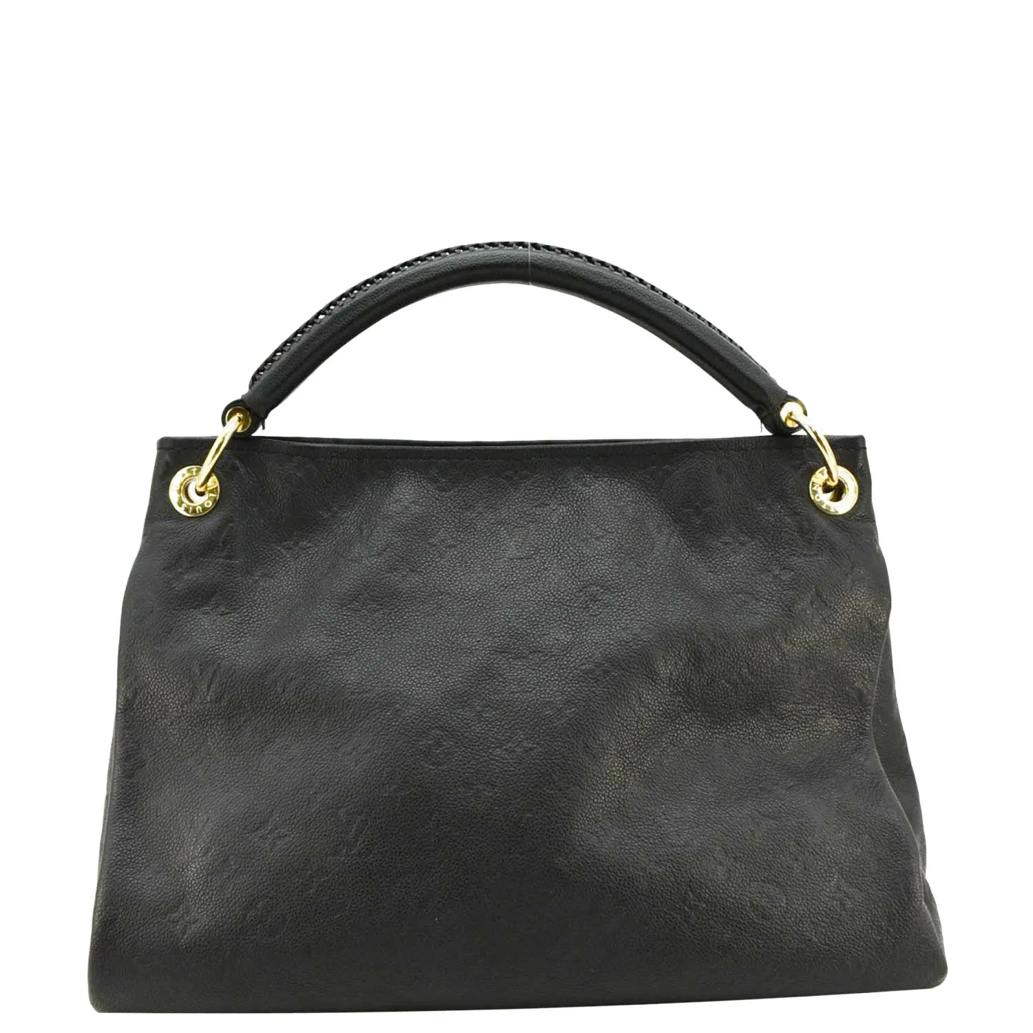 LOUIS VUITTON Artsy MM Monogram Empreinte Leather Shoulder Bag  Black