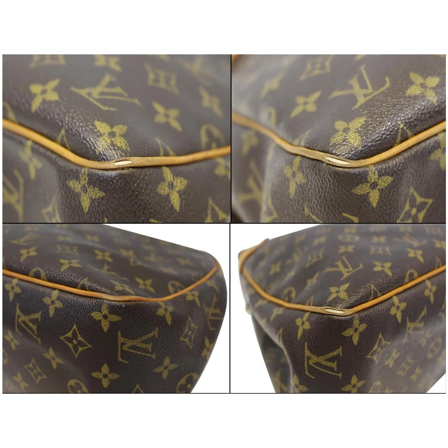 LOUIS VUITTON Batignolles Vertical Monogram Canvas Shoulder Bag Brown