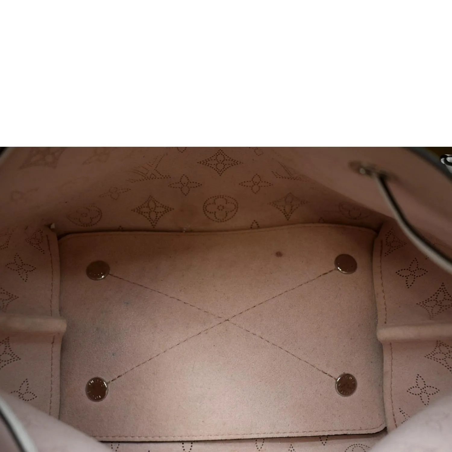 LOUIS VUITTON Bella Mahina Calf Leather Crossbody Bag Lilas