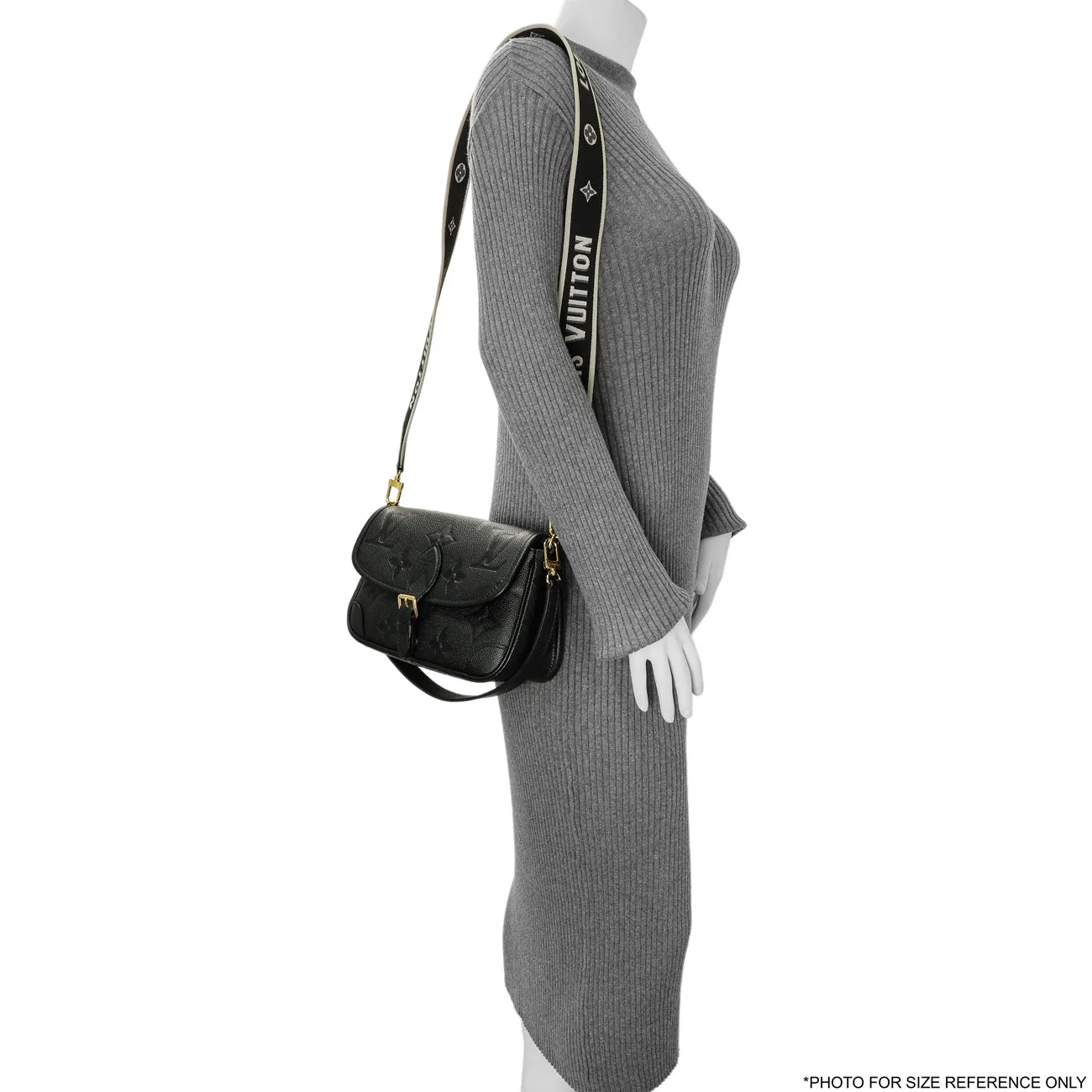 Louis Vuitton Black Empreinte Monogram Giant Diane