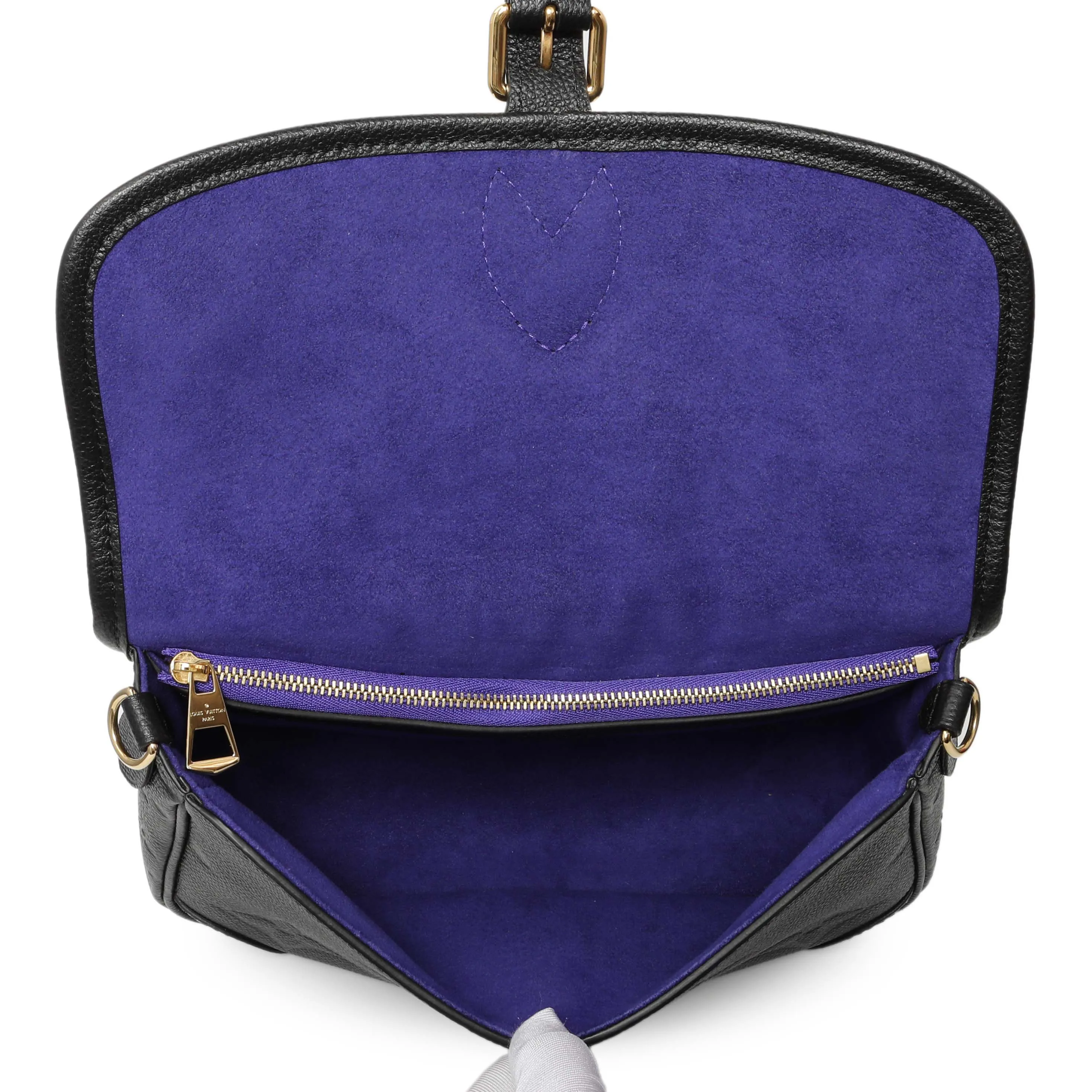 Louis Vuitton Black Empreinte Monogram Giant Diane