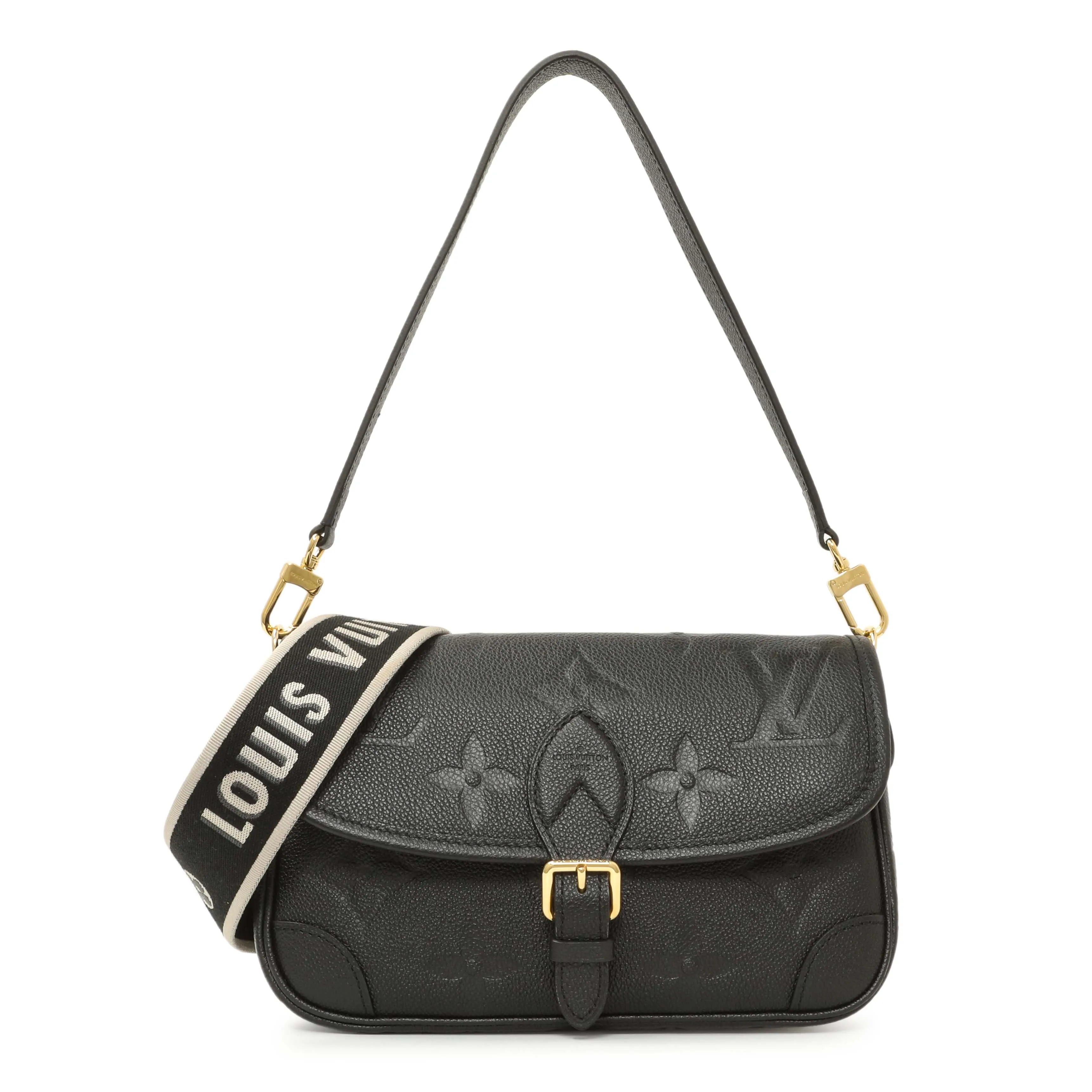 Louis Vuitton Black Empreinte Monogram Giant Diane