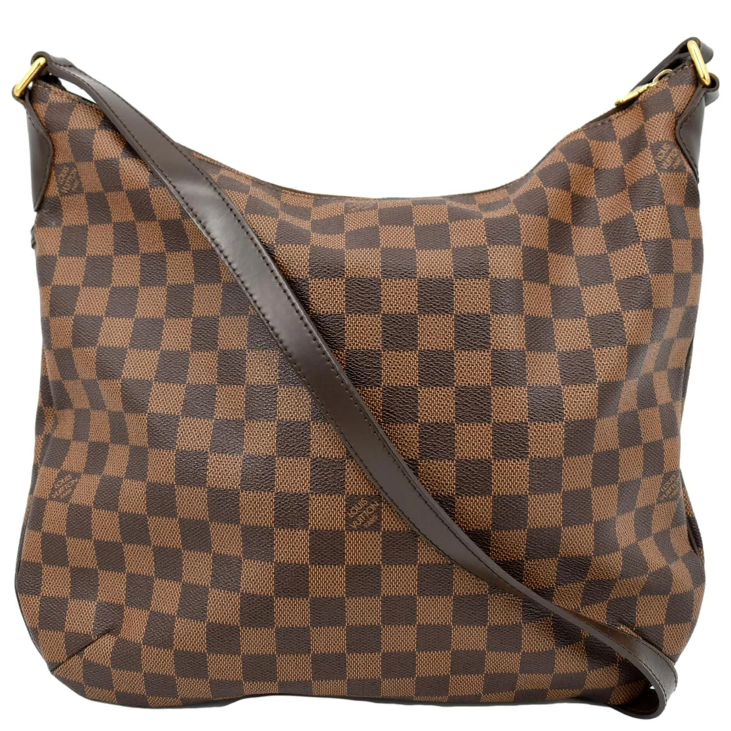 LOUIS VUITTON Bloomsbury GM Damier Ebene Shoulder Crossbody Bag Brown