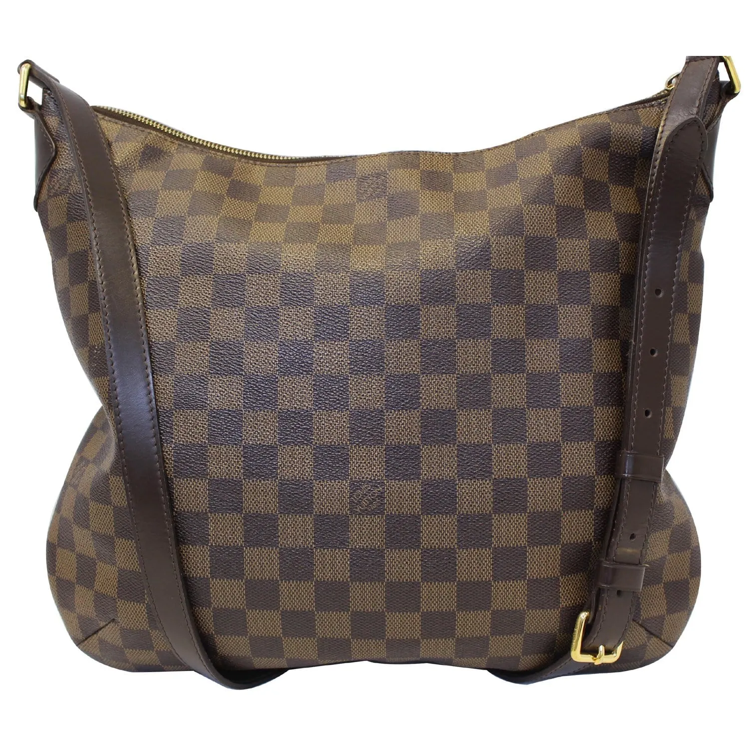 LOUIS VUITTON Bloomsbury GM Damier Ebene Shoulder Crossbody Bag Brown