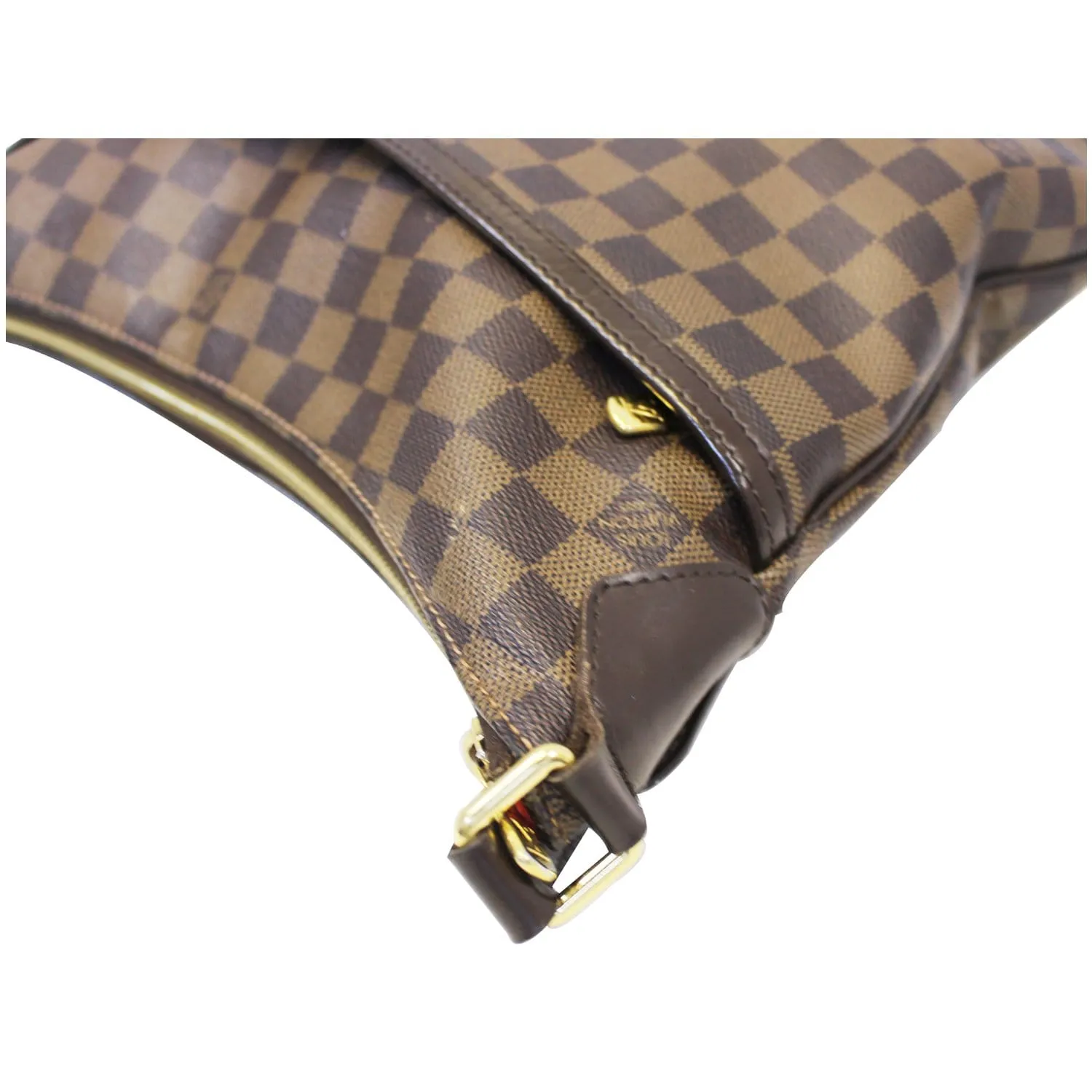 LOUIS VUITTON Bloomsbury GM Damier Ebene Shoulder Crossbody Bag Brown
