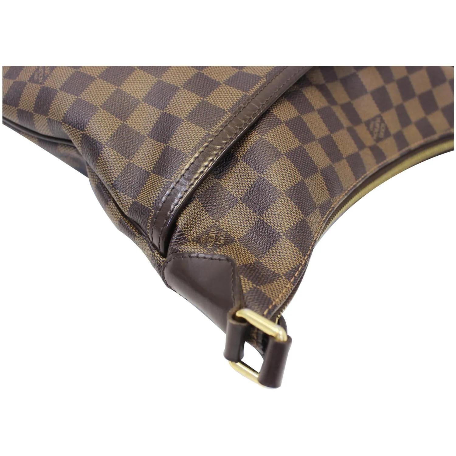 LOUIS VUITTON Bloomsbury GM Damier Ebene Shoulder Crossbody Bag Brown