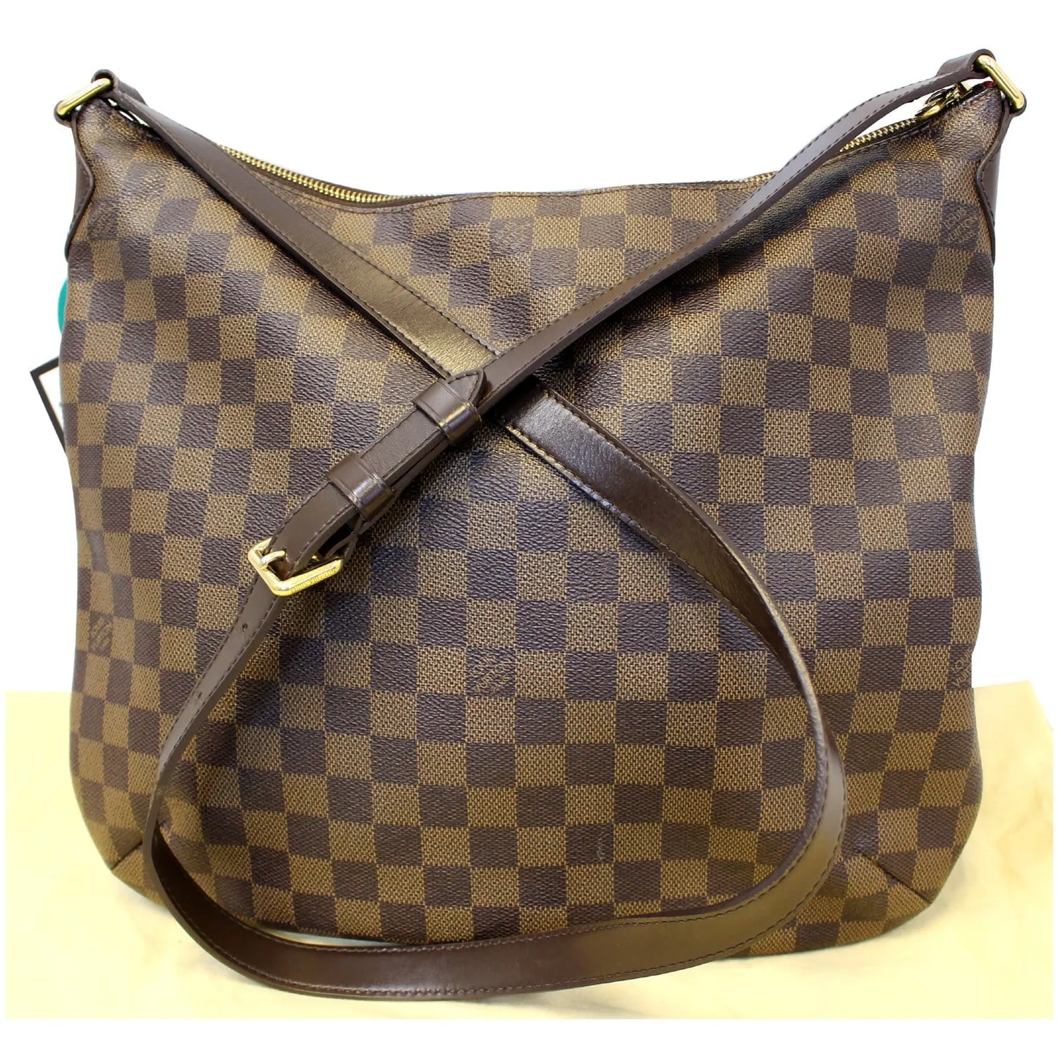 Louis Vuitton Bloomsbury GM Damier Ebene Shoulder Crossbody Bag