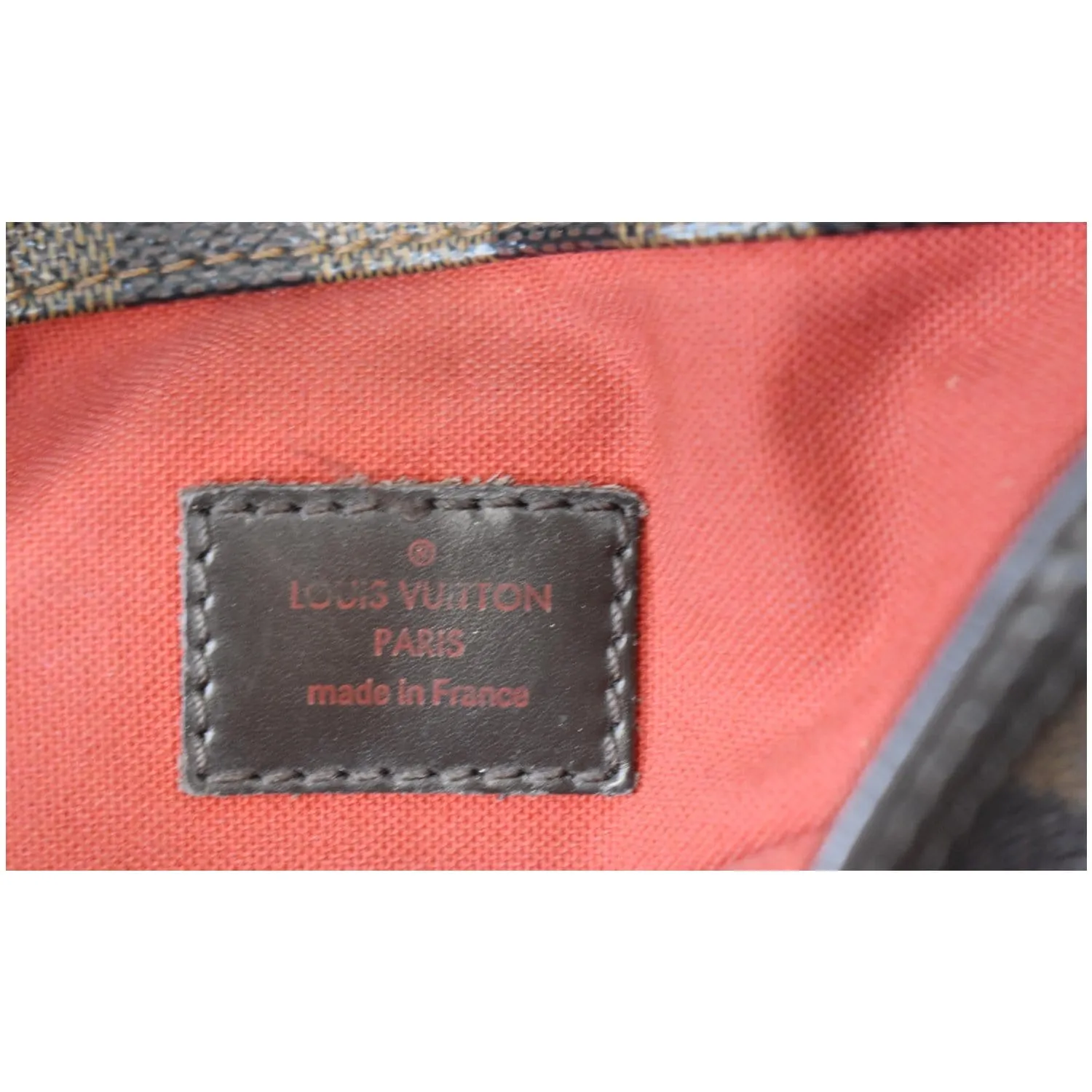 LOUIS VUITTON Bloomsbury PM Damier Ebene Shoulder Bag Brown