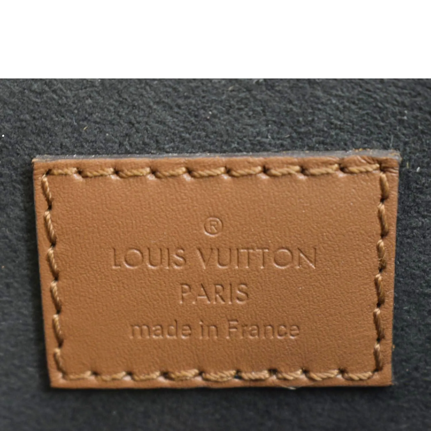 LOUIS VUITTON Dauphine MM Monogram Reverse Canvas Shoulder Bag Brown