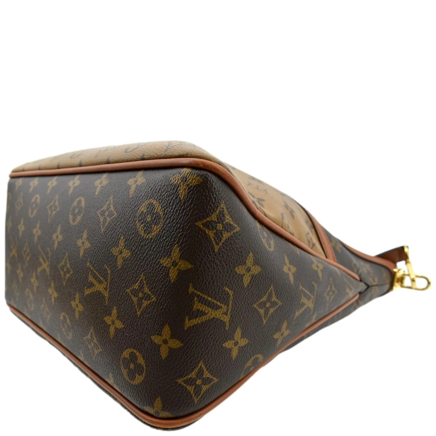 LOUIS VUITTON Dauphine Monogram Reverse Canvas Hobo Shoulder Bag Brown
